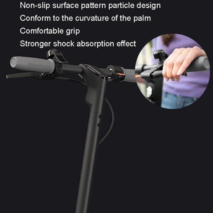 For Ninebot F30/F40 1pair Electric Scooter Silicone Handlebar Cover(Gray) by buy2fix