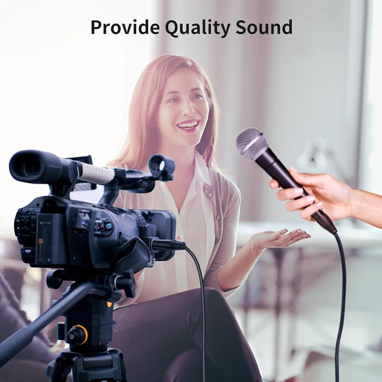 3.5mm To Caron Female Sound Card Microphone Audio Cable, Length: 1m by buy2fix