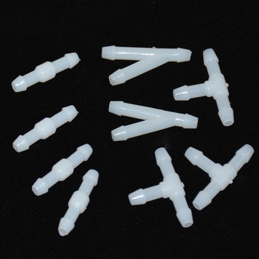 200pcs/bag Universal Car Spray Hose Connector Connection Tube Plastic Snap, Style: T Type by buy2fix