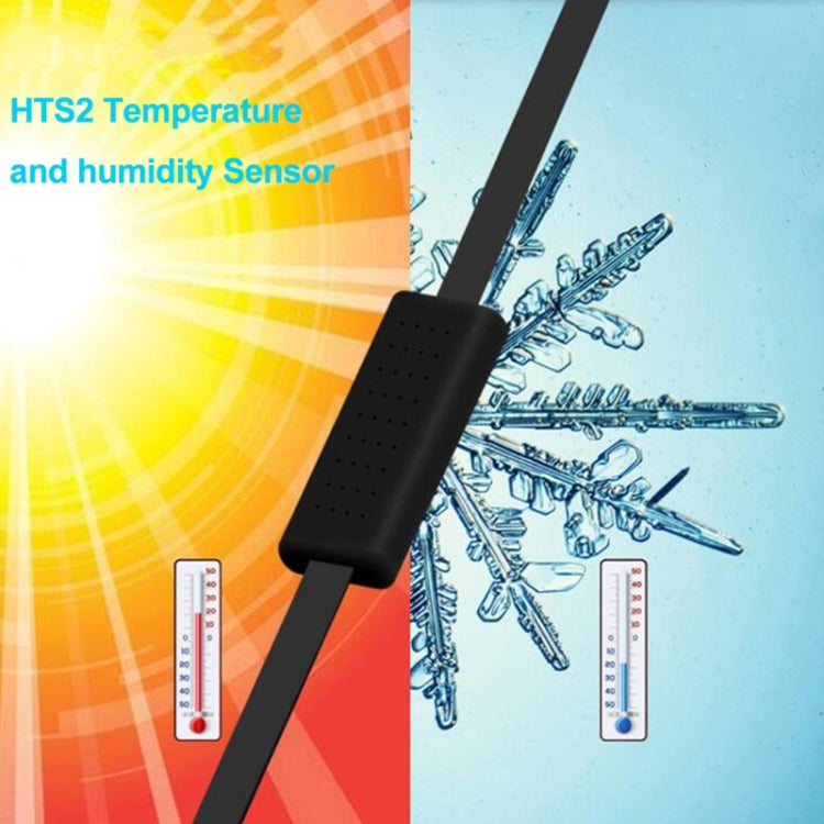 HTS2 Temperature And Humidity Smart Sensor For Bestcon RM4 Pro / RM4 Mini(Black) by buy2fix
