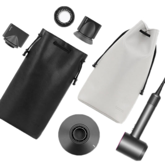 Baona DS-003 for Dyson Hair Dryer Complete Accessories PU Storage Bag(Black) by Baona