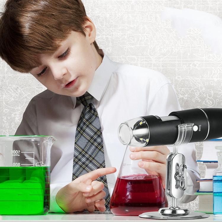 50X-1000X Wireless WIFI Connection LED Light Portable Digital Microscope, Specification: W05 by buy2fix