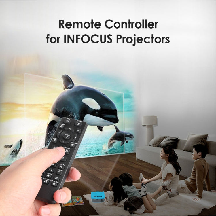 For InFocus IN112 IN114 IN124 IN3136 Projector 2pcs Remote Control by buy2fix