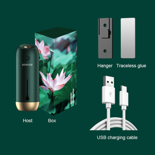 Timed Automatic Spray Air Purification Diffuser, Single Machine, No Essential Oil(2.0 Forest Green) by buy2fix