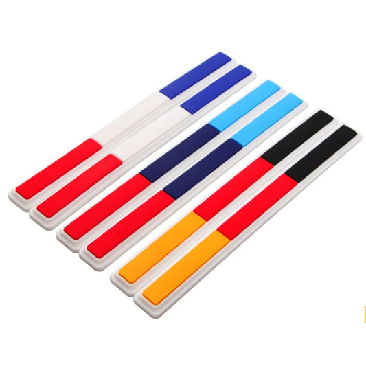 Car Rearview Mirror Door Side Decoration Anti-collision Rubber Strips(German White Edge) by buy2fix