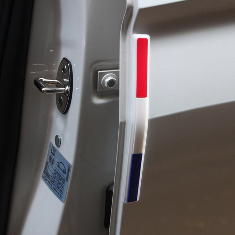 Car Rearview Mirror Door Side Decoration Anti-collision Rubber Strips(German White Edge) by buy2fix