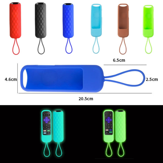 For TCL Roku 3600R/3900/Voice RCAL7R 2pcs Remote Control Silicone Case(Blue) by buy2fix