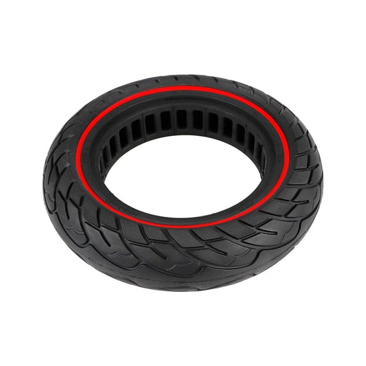 For Ninebot Max G30 10 X 2.5 Inch (60/70-6.5) Scooter Solid Rubber Tire Red Line by buy2fix