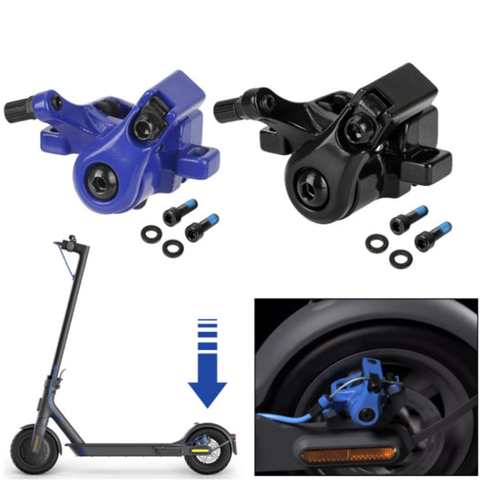 For Xiaomi Electric Scooter 3/ 4 Pro Rear Wheel Disc Brake Calipers(Blue) by buy2fix