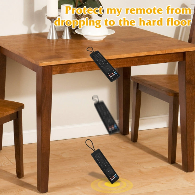 For Vizio XRT136/XRT140 2pcs Remote Control Silicone Case(Luminous Blue) by buy2fix