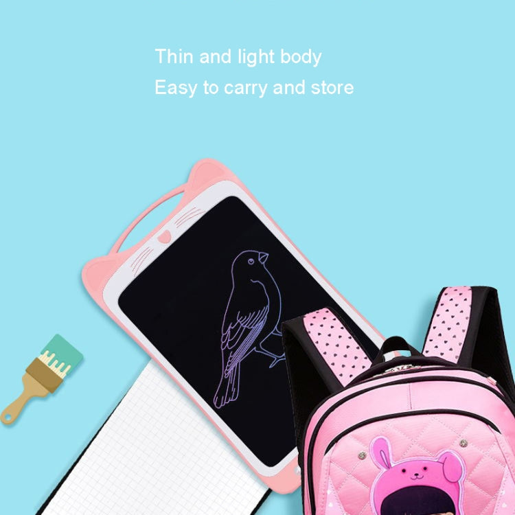 12 inch LCD Transparent Copying Handwriting Board Colorful Drawing Board for Children(Light Blue) by buy2fix