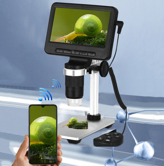 500X/1000X 5-Inch Screen WIFI HD 2 Million Pixel Maintenance Electron Microscope, Specification: MS2 with Z11 by buy2fix