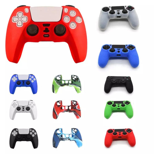 For PS5 Controller Silicone Case Protective Cover, Product color: Camouflage Red by buy2fix
