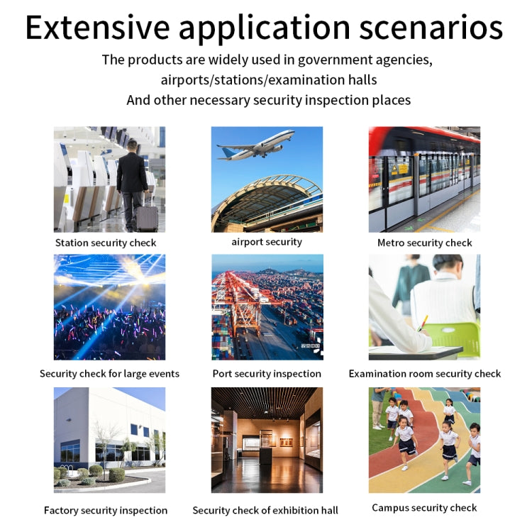 ESH-10 Handheld Metal Detector Product Security Detection Detector by buy2fix