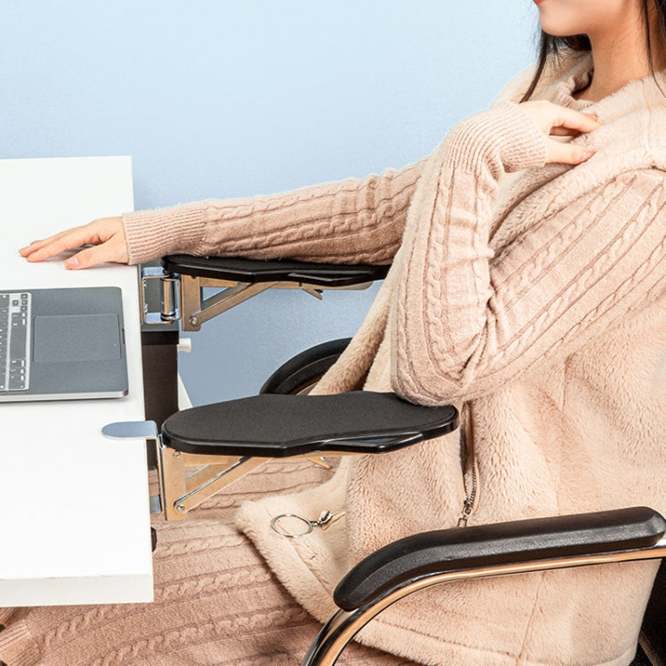 Basic Punch-free Computer Desk Sponge Pad Hand Bracket Multifunctional Desk Elbow Rest by buy2fix