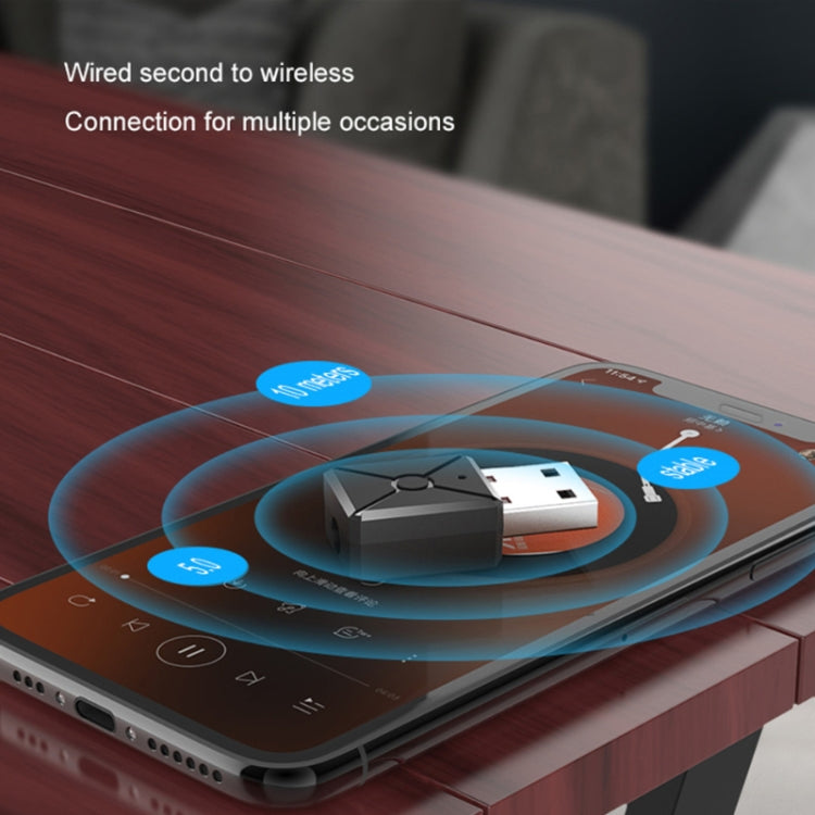 A30 USB Bluetooth 5.0 Receiver Transmitter Wireless Audio Adapter by buy2fix
