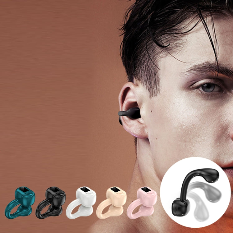 M10 IPX5 Waterproof Ear Clip Bluetooth Earphones, Style: Doble Black by buy2fix