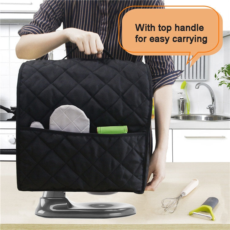 For KitchenAid 4.5QT Mixer Machine Dust Cover Waterproof Storage Bag 36 x 23 x 36cm(Wine Red) by buy2fix