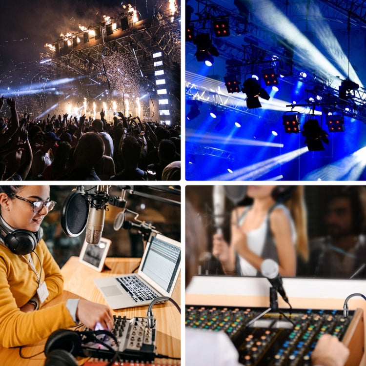 LHD010 Caron Male To Female XLR Dual Card Microphone Cable Audio Cable 50m(Blue) by buy2fix