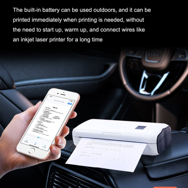 Home Small Phone Office Wireless Wrong Question Paper Student Portable Thermal Printer, Style: Bluetooth Edition by buy2fix