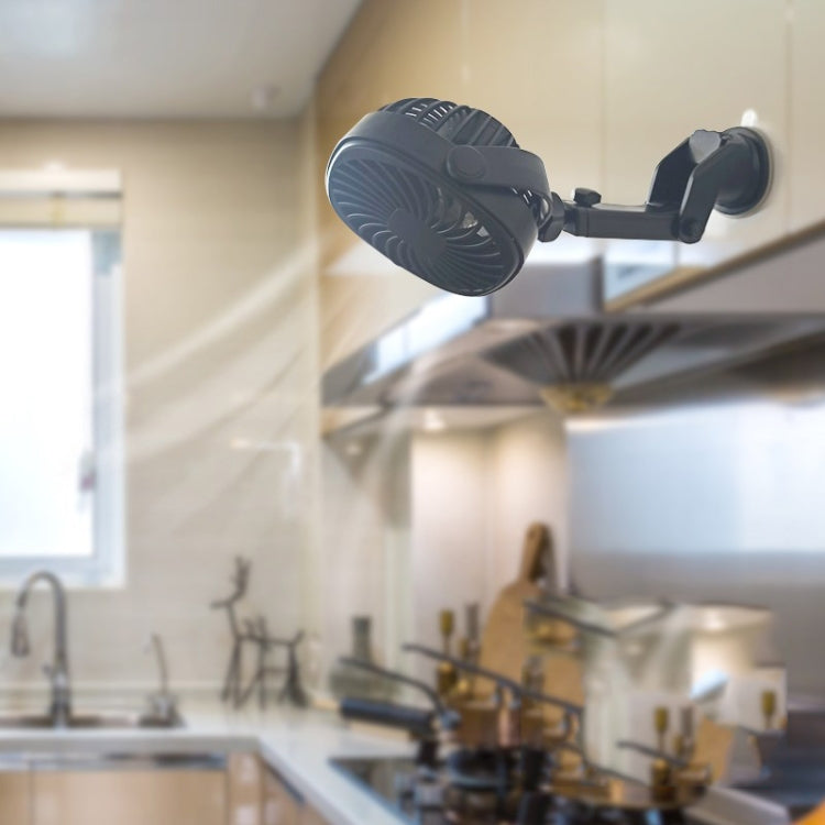 Car Suction Cup Fan Desktop Dormitory Office Kitchen Fan(Pink) by buy2fix