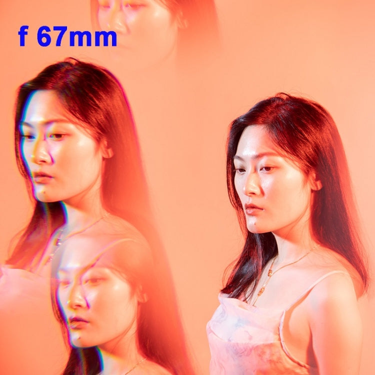 79mm Handheld Semicircle Kaleidoscope Filter Photography Camera Accessories by buy2fix