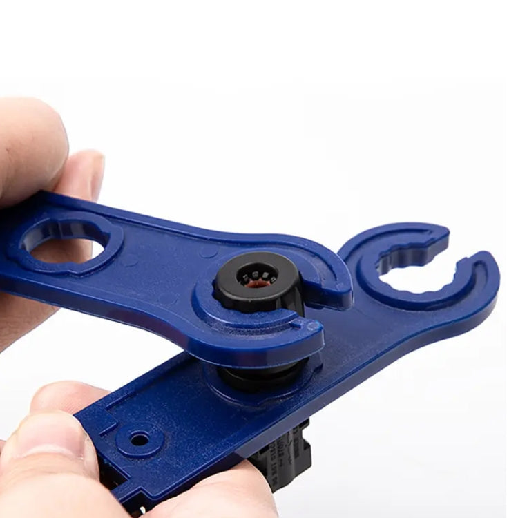 10pcs 1000V MC4 Connector Solar Photovoltaic Disassembly Wrench(Blue Round Head) by buy2fix