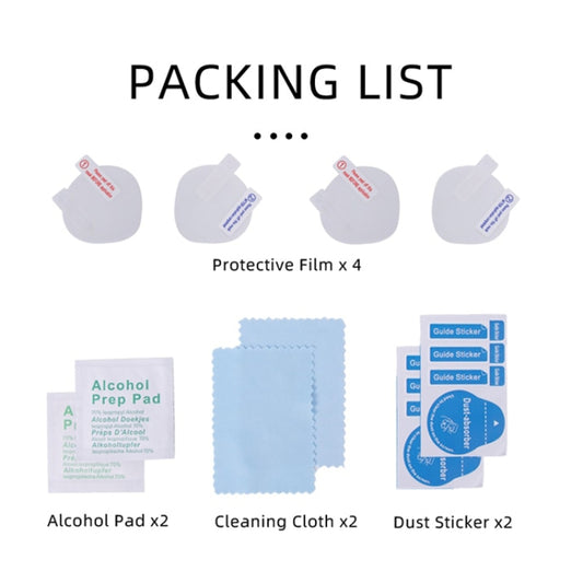 For Oculus Quest 2 Hifylux Q2-FF6 Lens Protective Film HD Anti-Scratch Anti-Sweat TPU Soft Film(As Show) by Hifylux