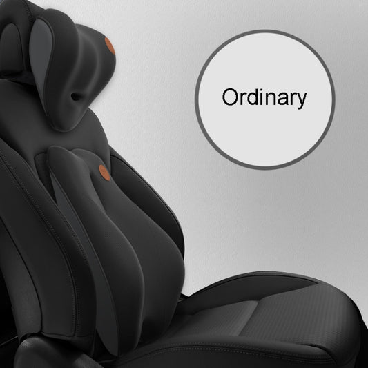 SR-21 Car Lumbar Cushion Headrest Seat Memory Foam Accessories, Style: Ordinary Headrest (Black) by buy2fix