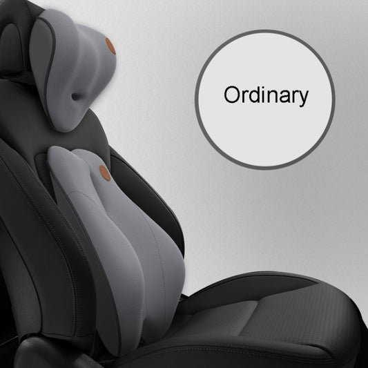 SR-21 Car Lumbar Cushion Headrest Seat Memory Foam Accessories, Style: Ordinary Lumbar Support (Gray) by buy2fix