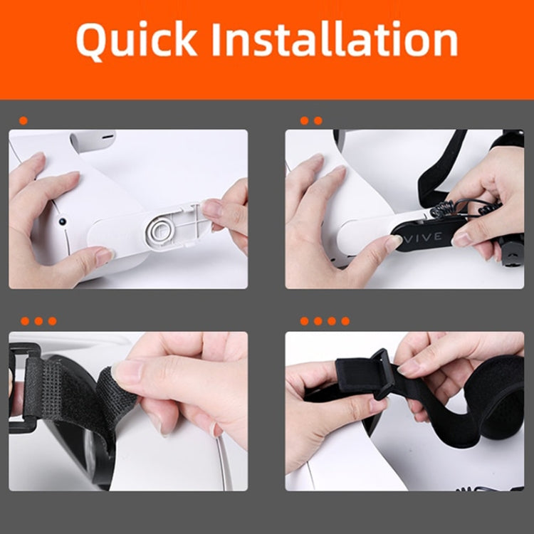 For Oculus Quest 2 Hifylux Headset Adapter HTC VIVE Listening Smart Headband Connector(As Show) by Hifylux