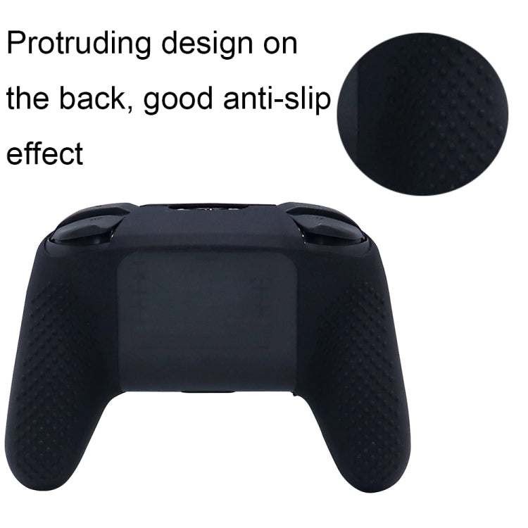 For Nintendo Switch Pro Game Handle Soft Shock Absorbing Silicone Protective Sleeve(Green) by buy2fix