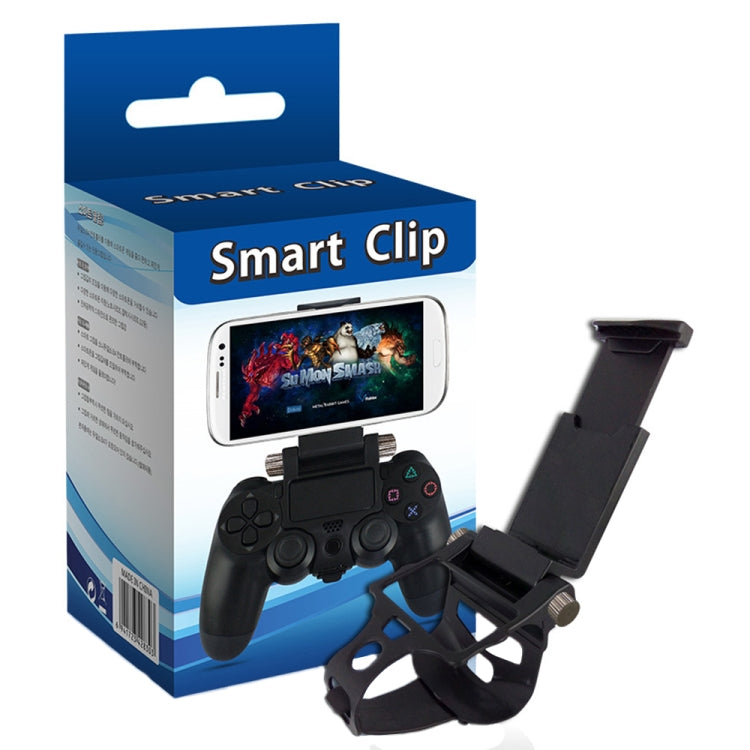 For Sony PS4 Stretchable Gamepad Folding Stand Gamepad Clip(Black) by buy2fix