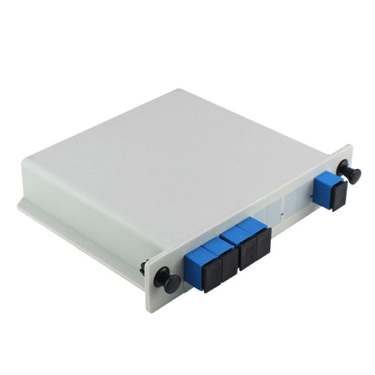 4 In 1 Plug-in PLC Optical Splitter SC Port Carrier-grade Fiber Optic Splitter by buy2fix