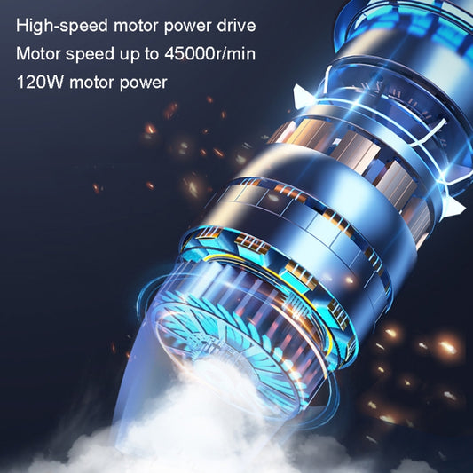 LT-116C Basic+Metal Filter Wireless Handheld Car Brushless Vacuum Cleaner by buy2fix