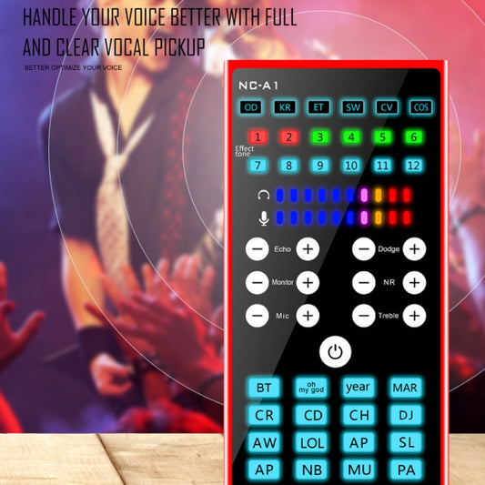 NC-A1 Bluetooth 5.0 Sound Card 12 Kinds Of Sound Effects Support Real-Time Monitoring by buy2fix