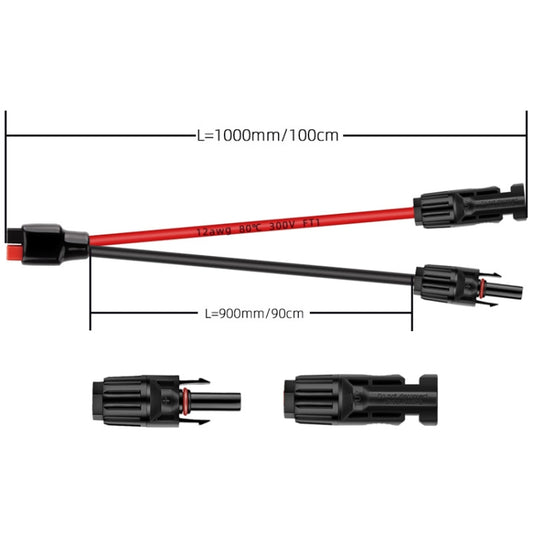 1.0m MC4 to 30A Anderson Mobile Energy Storage Battery Charging Cable by buy2fix