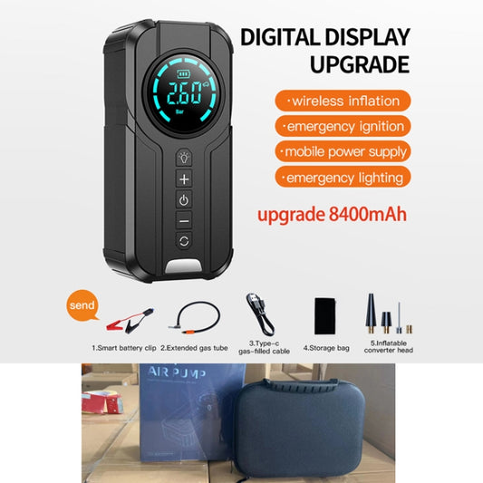 YX1920SH 8000mAh+EVA Bag Vehicle Emergency Start Power Supply Air Pump All-in-one Machine by buy2fix
