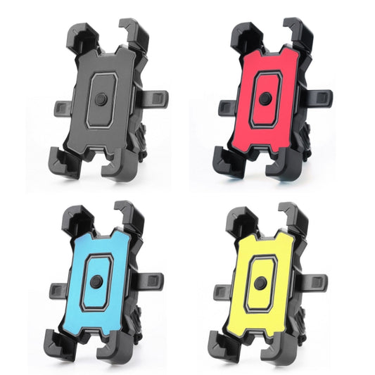 Electric Bike Motorcycle Bicycle Riding Shockproof Navigation Bracket, Color: Blue For Handlebar by buy2fix