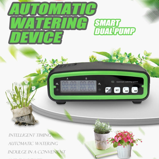 FT-C68 Dual Pump Smart Automatic Watering Device Potted Watering Garden Balcony Drip Irrigation Spraying System(Green) by buy2fix