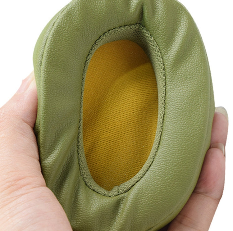 For Skullcandy Crusher 3.0 Wireless/ Crusher Evo /Crusher ANC/ Hesh 3 /VENUE Headphone 2pcs Ear Pads(Army Green) by buy2fix