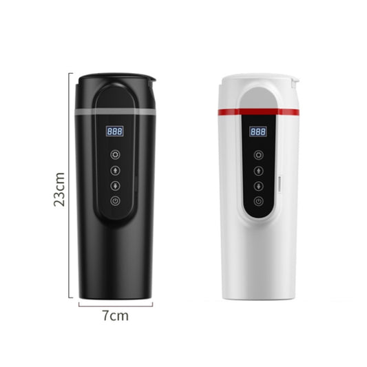 SUITU HQ-3900 24V/12V Car/Truck Heated Coffee Mug Smart Mug,Spec: Small Screen Black by SUITU