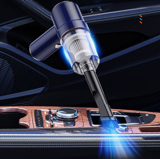 SUITU ST-6638 Car Wireless Vacuum Cleaner Suction and Blower Integrated With Light ,Spec: Luxury Type-A Charge by SUITU