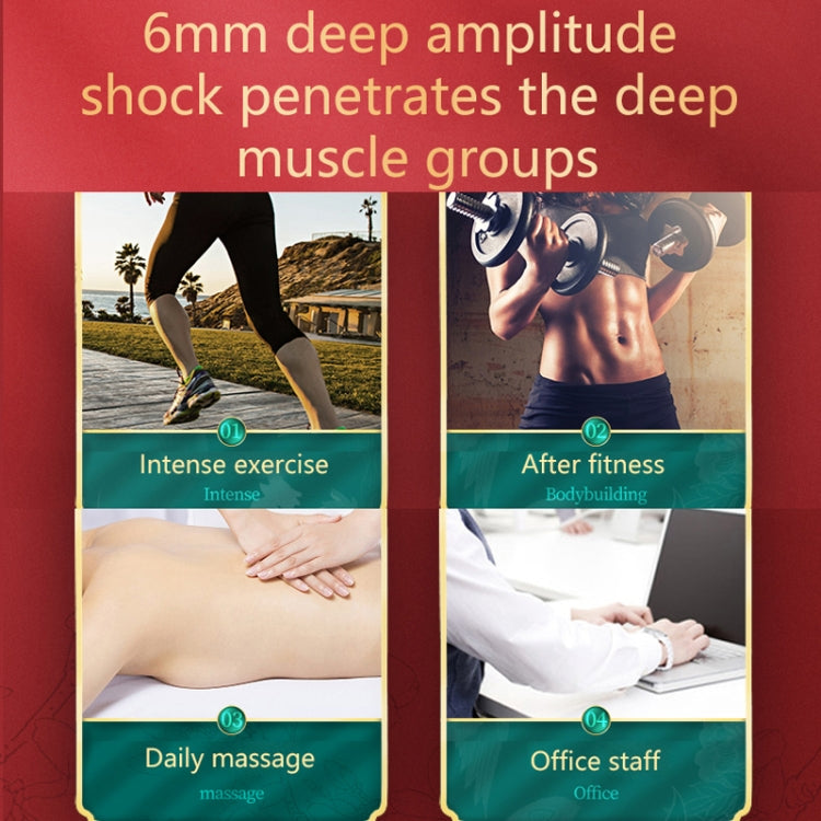 M02 Portable Fitness Multi-Gear Household Mini Fascial Massager(White) by buy2fix