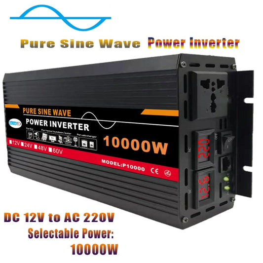 10000W (Actual 1500W) 24V to 220V High Power Car Sine Wave Inverter Power Converter by buy2fix
