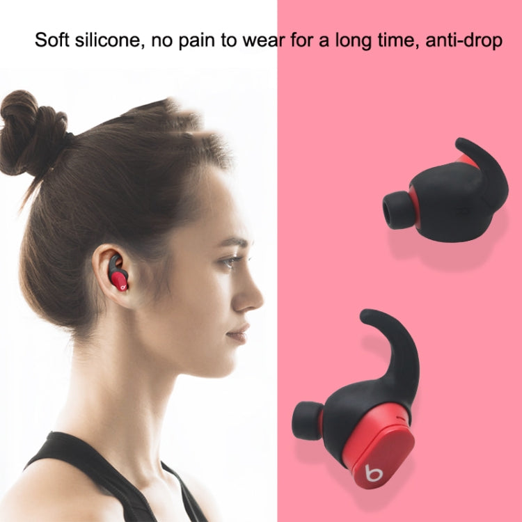 For Beats Studio Buds 2pairs Wireless Bluetooth Earphone Silicone Non-slip Ear Caps(White) by buy2fix