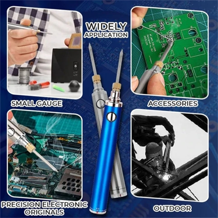 5V 8W Wireless Charging Iron 510 Interface Welding Repair Tools(Blue) by buy2fix
