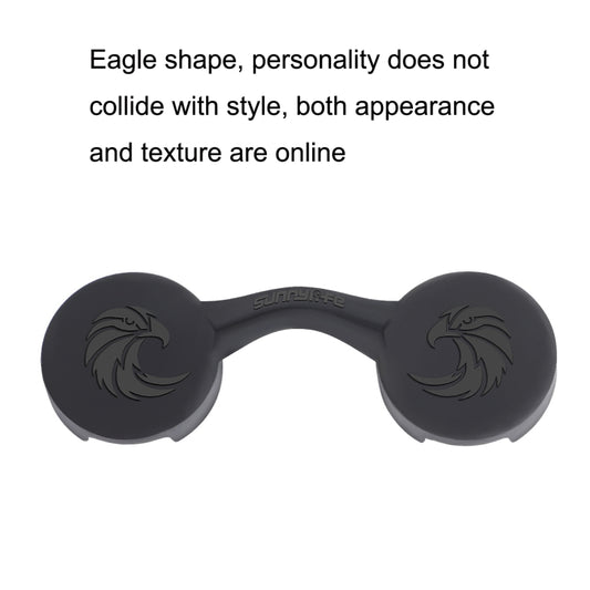 For DJI Goggles 2 Sunnylife AT-BHT565 Dustproof Lens Protective Cover VR Glasses Silicon Cover(Black) by Sunnylife