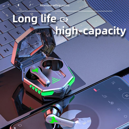 N35 TWS Colorful Light In-Ear Low Latency Wireless Bluetooth Game Earphones, Style: Non-digital Display by buy2fix