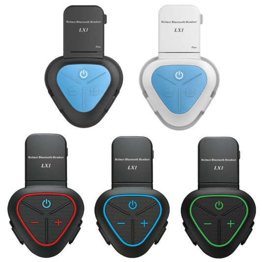 LX1 Motorcycle Half Helmet Waterproof Wireless 5.3 Bluetooth Headset, Version: English(Standard Blue) by buy2fix